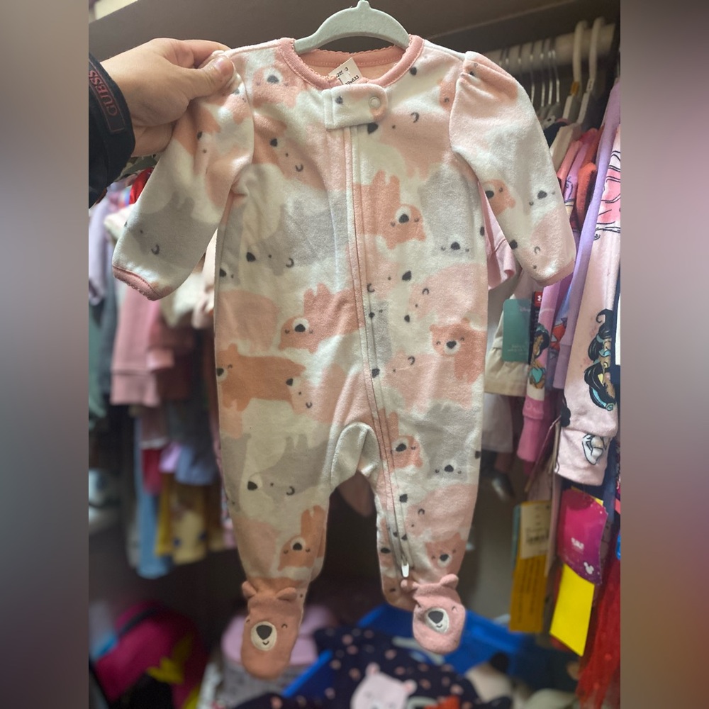Light Pink Bear Sleeper